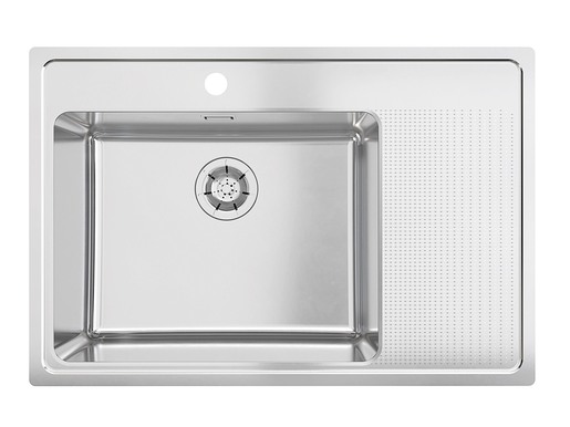 Alveus sudoper One 50, inox BRS, lijevi, 776 × 520 mm, 1152923