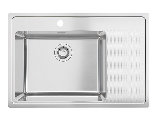 Alveus set: lijevi sudoper ONE 50 i česma Flora – inox