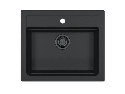 Alveus set: sudoper ATROX 30 Black Edition i česma Nova-PS – crna