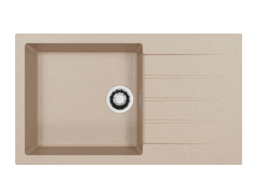 Alveus set: reverzibilni sudoper CADIT 40 i česma Mirage-PS – bež/inox