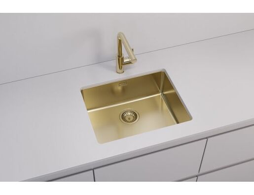 Alveus set: sudoper KOMBINO 50 Monarch Gold i česma Nova-PS Monarch Gold – zlatna