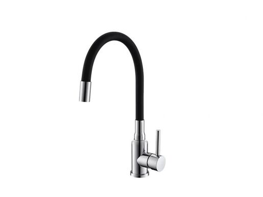 Alveus set: sudoper ROCK 130 i česma Flexa – antracit/crna