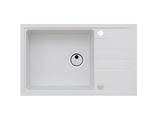 Alveus set: sudoper INTERMEZZO 130 i česma Siros-P – bijela