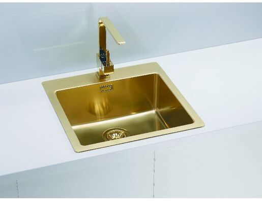 Alveus set: sudoper PURE 30 Monarch Gold i česma Nova-PS Monarch Gold – zlatna
