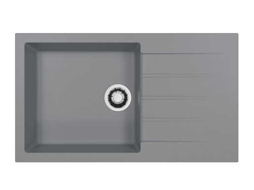 Alveus set: reverzibilni sudoper CADIT 40 i česma Mirage-PS – siva/inox