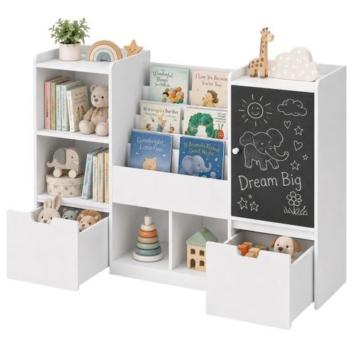 KINDER HOME Dječija polica sa tablom za crtanje AT-BTS-2528