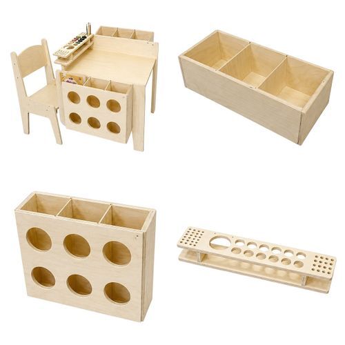 KINDER HOME Dječiji sto za crtanje i učenje Montessori AT-TC-2516