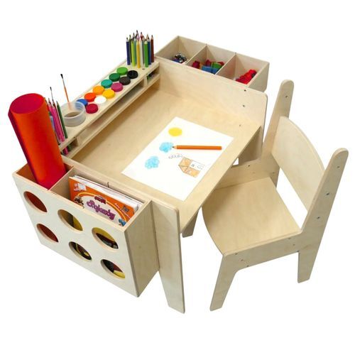 KINDER HOME Dječiji sto za crtanje i učenje Montessori AT-TC-2516