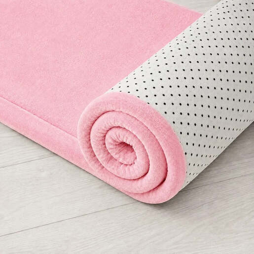 KINDER HOME LOLA dječiji tepih od memorijske pjene 150 × 200 × 3,5 cm, roza GH-MM-02
