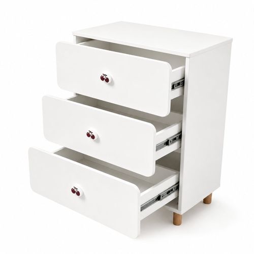 KINDER HOME Dječiji krevet Cherry sa policama i radnim stolom - 200x90cm SRK-57