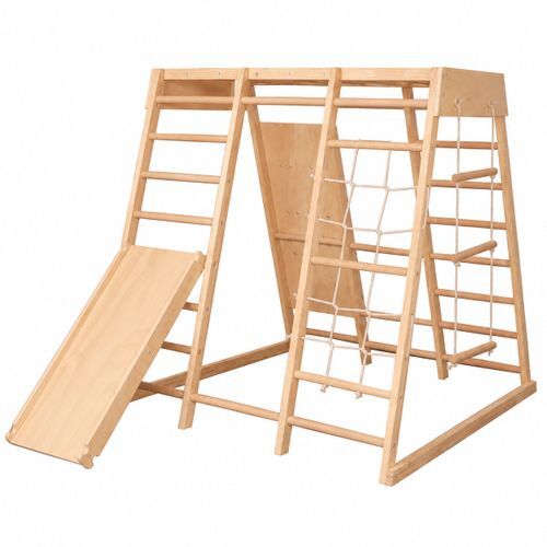 KINDER HOME Drvena penjalica sa toboganom w01f227
