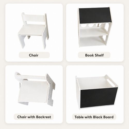 KINDER HOME Multifunkcionalni dječiji sto i stolica House AT-KP-2512