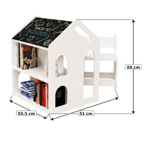 KINDER HOME Multifunkcionalni dječiji sto i stolica House AT-KP-2512