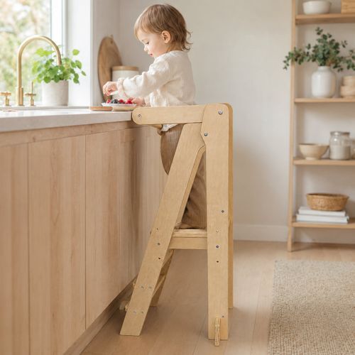 KINDER HOME sklopivi drveni toranj za učenje 2404