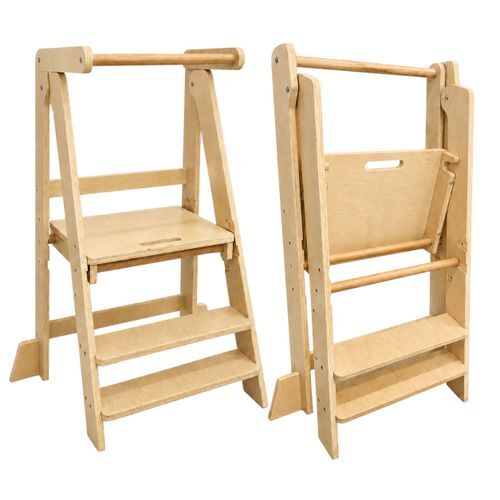 KINDER HOME sklopivi drveni toranj za učenje 2404