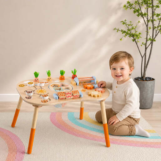 KINDER HOME dječiji aktivni Montessori stol 6 u 1 HL001
