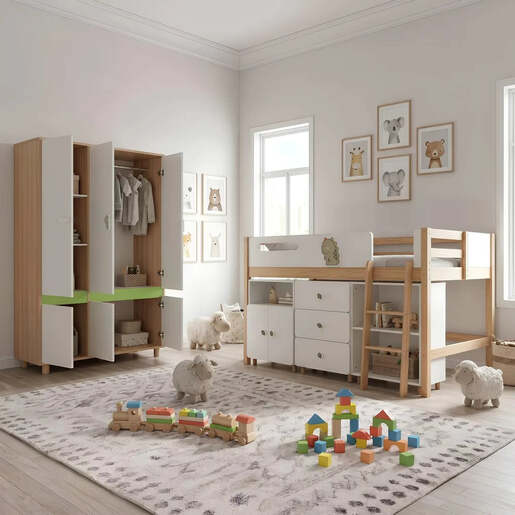 KINDER HOME Dječiji ormar Dino, 120x60x180cm SRW-57