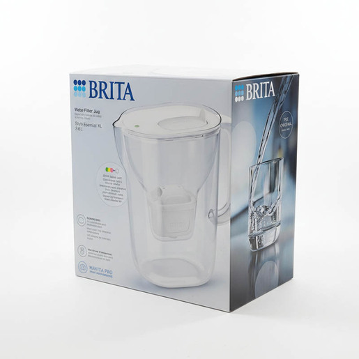 Brita Style Essential XL Pro bokal za filtriranje vode 3,6 l bijeli - 1058045