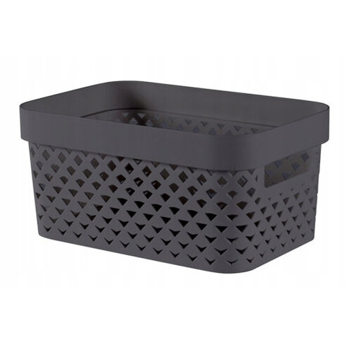 Korpa za odlaganje 4.5L crna PURE CURVER