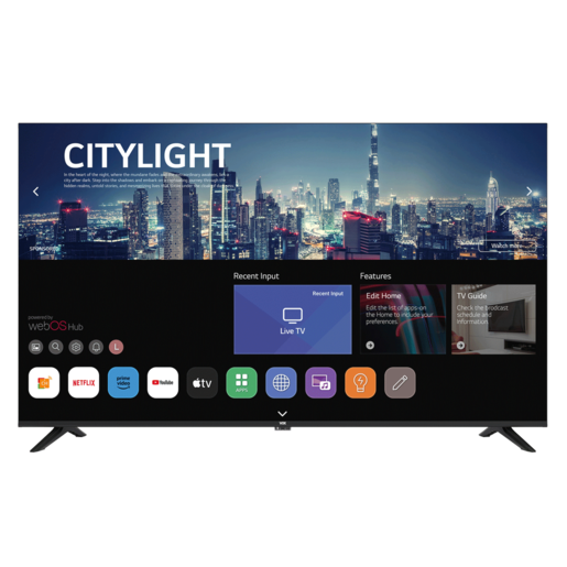 VOX LED televizor 43WOS684BF, Full HD, Smart TV, webOS, okvir bez ruba. Crni