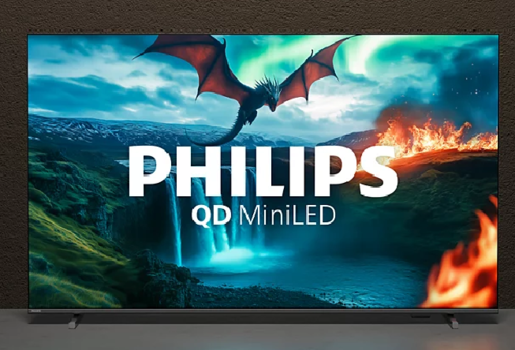 PHILIPS QD MiniLED televizor 75MLED820/12, 4K Ultra HD, Titan OS, Smart TV, P5 Perfect Picture Engine, Crni