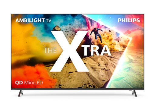 Philips QD MiniLED televizor 75MLED950/12, 4K Ultra HD, Smart, Titan OS, VRR 144 Hz, P5 Perfect Picture Engine, HDR10+, Dolby Vision · Atmos, Ambilight, Game Mode, Metalni kromirani okvir