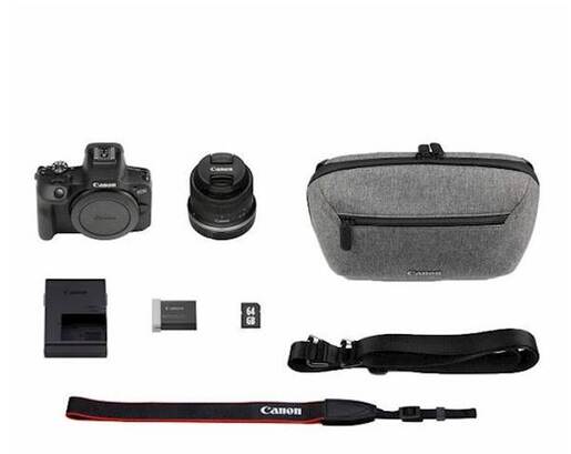 CANON Fotoaparat  R100 + RFS18-45 travel kit - torbica i SD64GB