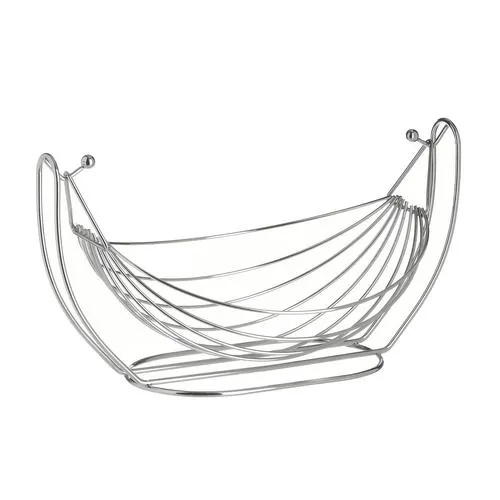 INART korpa za voće 30 × 22 × 17 cm, srebrna