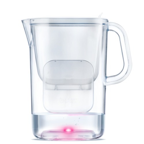 BWT Aqualizer Base-Light bokal za filtriranje vode 2,6 l, bijelo-roze