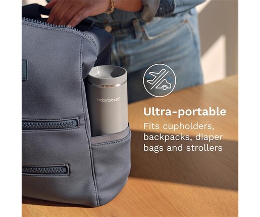 Baby Brezza Superfast prijenosni grijač za bočice 270 ml, crni – BRZ0179