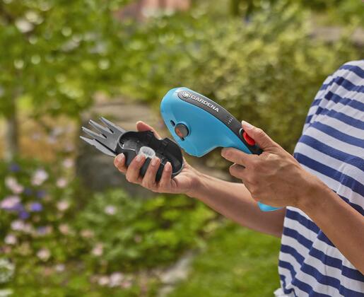 GARDENA Set akumulatorske makaze za rezanje trave i žive ograde / 0988520