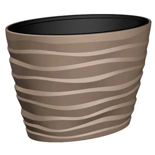 Gardino Saksija Bora oval 60 × 39 × 58 cm Moka / 13127
