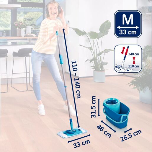 Leifheit set za podove Clean Twist M Ergo, kanta 6 l / 52120