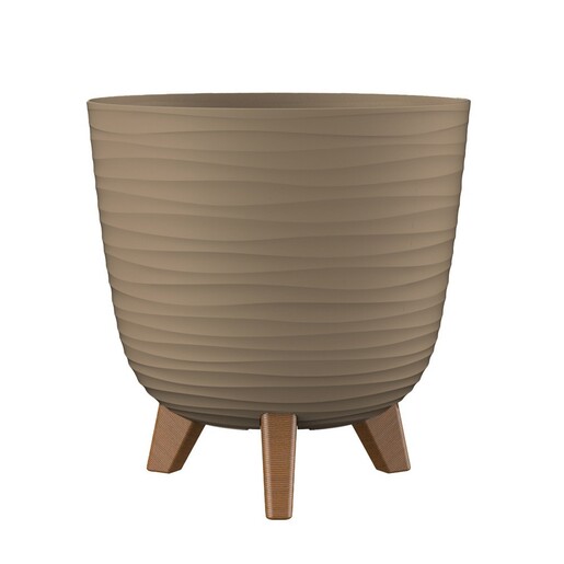 Gardino Saksija Finesa sa nogarama 25 cm Moka / 15350