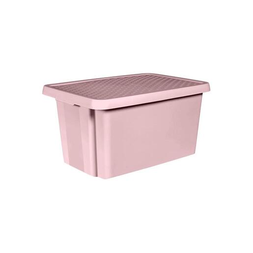 Curver Box za odlaganje 26 L rozi s poklopcem / 235265