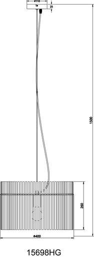 Globo visilica Gorley 15698HG