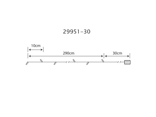 Globo zidna lampa Wofi bijela 10 cm 10 W 3000 K 30*10CM