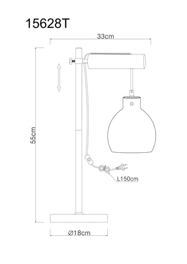 Globo stolna lampa Ryan 15628T