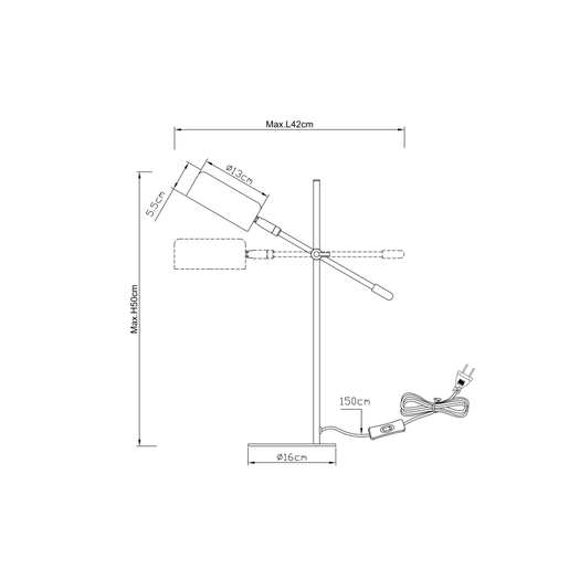 Globo stolna lampa Gianna 24099TC