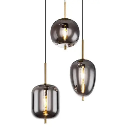 Globo luster I Blacky Messinggarbe fi fi 46 cm 15345-3MM