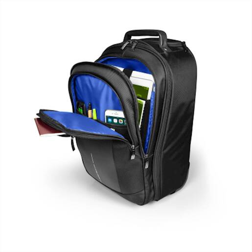 Port Designs Chicago Evo Trolley 2-u-1 ruksak za laptop 15,6", crni