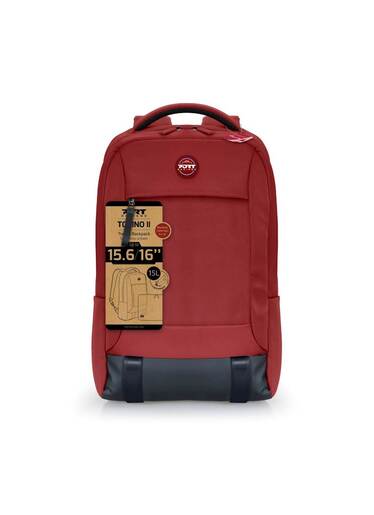Port Designs Torino II ruksak za laptop 15,6–16", crveni