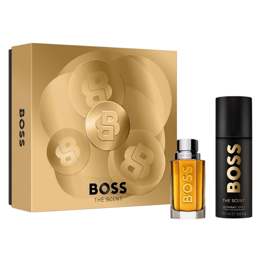 Boss The Scent For Him poklon set ( Eau de Toilette 50 ml + DS 150ML)