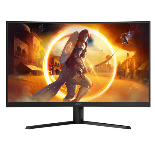 AOC gaming monitor CQ32G4VE zakrivljeni, 31.5", QHD, Fast VA, 300 cd/m2, Adaptive Sync, HDR10, 180Hz, 0.5ms