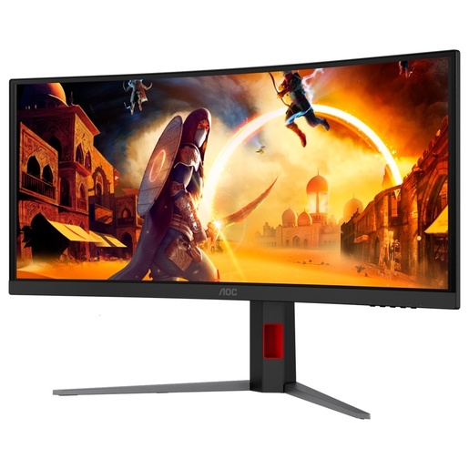 AOC gaming monitor CU34G4CA zakrivljeni, 34", UWQHD, Fast VA, 450 cd/m2, Adaptive Sync, DisplayHDR 400, 240Hz, 1ms