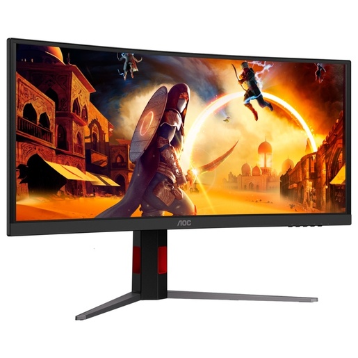 AOC gaming monitor CU34G4CA zakrivljeni, 34", UWQHD, Fast VA, 450 cd/m2, Adaptive Sync, DisplayHDR 400, 240Hz, 1ms