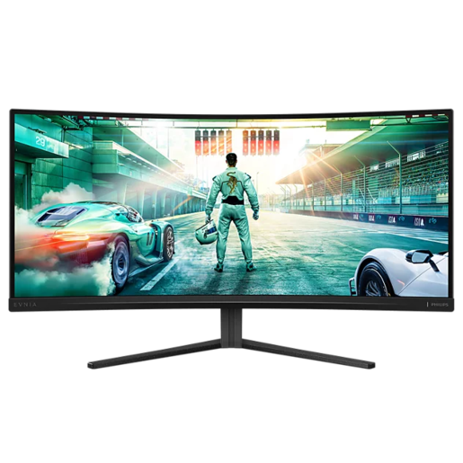 PHILIPS Evnia 3000 gaming monitor 34M2C3500L zakrivljeni, 34", UWQHD, VA, 300 cd/m2, HDR10, AMD Adaptive Sync, 180Hz, 0.5ms