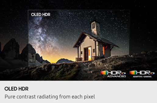 SAMSUNG OLED televizor QE83S85HAEXXH, 4K Ultra HD, Smart TV, Tizen™, NQ4 AI Gen2 procesor, Motion Xcelerator 120Hz, Dolby Atmos®, Konturni dizajn, Crna