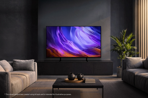 SAMSUNG OLED televizor QE55S83HAEXXH, 4K Ultra HD, Smart TV, Tizen™, NQ4 AI Gen2 procesor, Motion Xcelerator 120Hz, Dolby Atmos®, Konturni dizajn, Crna