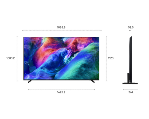 SAMSUNG Micro RGB televizor MRE85R85HAUXXH, 4K Ultra HD, Smart TV, Tizen™, NQ4 AI procesor, Motion Xcelerator 144Hz, Dolby Atmos®, Crni